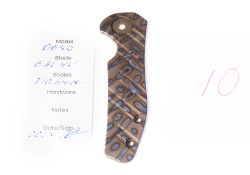 Накладка кастомная для Zero Tolerance 0630 ZT0630 титанфотография - 10
