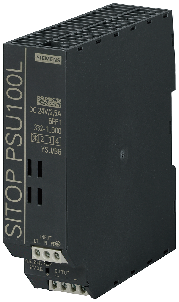 SITOP PSU100l 24 v/2.5 a, стабилизированный блок питания, SIEMENS 6EP1332-1LB00