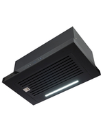 Вытяжка кухонная MACBI Perfa-60G-baf (BLACK) черный, D150мм, 1200м3/ч, полновстраиваемая, мотор 230Ватт, стекло 60см, сенсорное управление + управление жестами