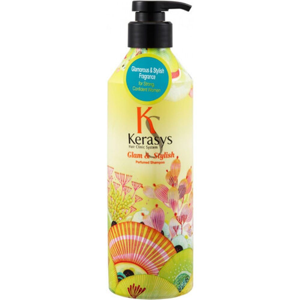 KeraSys Шампунь парфюмированный «гламур»  - Glamor&amp;stylish parfumed, 600мл