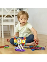 Магнитный конструктор Magical Magnet, 56 деталей, детали мат
