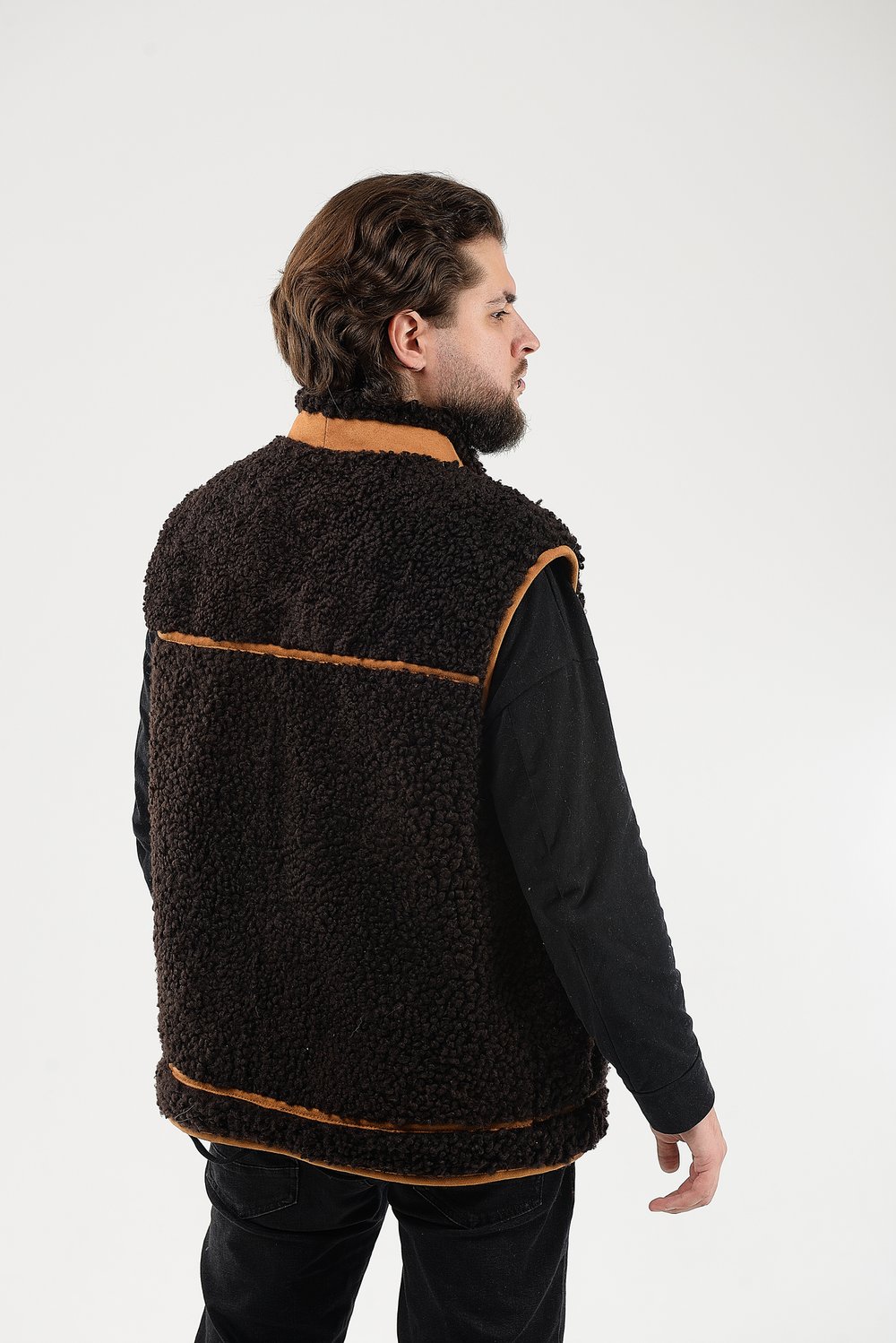 Жилет мужской из овчины