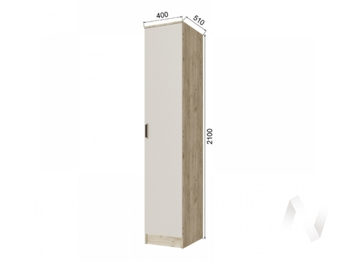 Пенал Лагуна 0;4 (дуб крафт серый/кашемир)