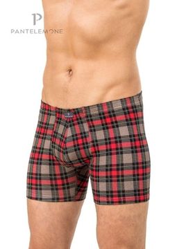 Трусы мужские боксеры Pantelemone PMHL-1257, клетка красная