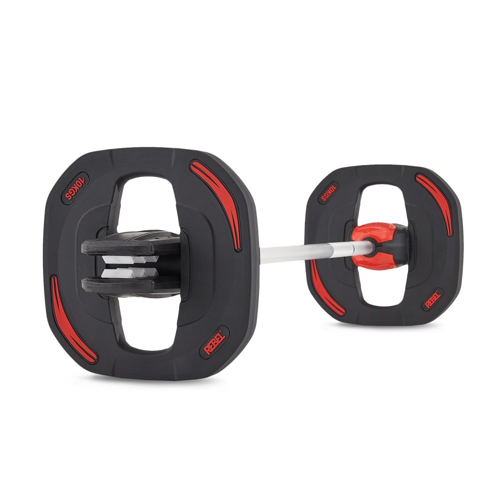 Диски 10 кг для памп-штанги для аэробики REBEL R-SMRTP (пара)