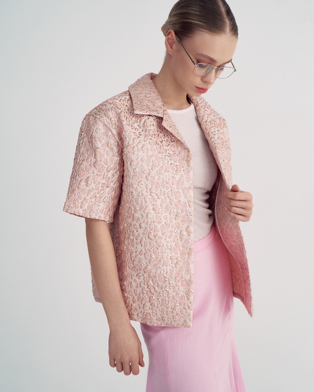 Leopard pink shirt