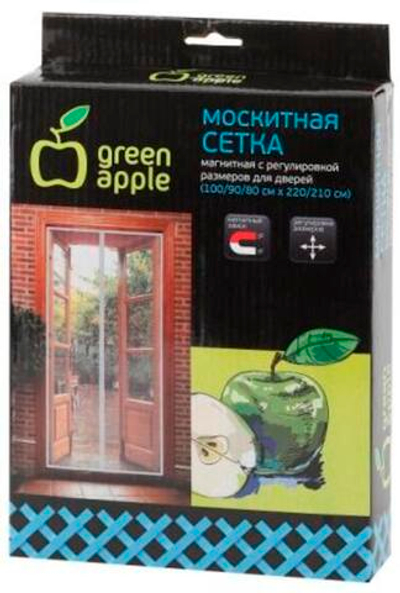 Сетка москитна магнитная 220x50см GREEN APPLE GBN004