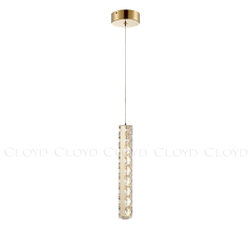 Подвесной светильник Cloyd ELATA P1 / выс. 38 см - золото (арт.11558)