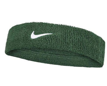 Повязка на голову теннисная Nike Swoosh Headband - gorge green/white