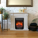 Каминокомплект Real Flame Andrea WT с очагом Majestic Lux Black (без пульта)