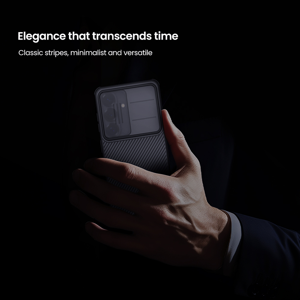 Чехол прозрачный тонированный для Samsung Galaxy S26, серия CamShield Pro (защитная сдвижная шторка для камеры) от Nillkin