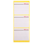 Лоток вертикальный DELI, 3 отделения, чёрный