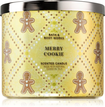 Bath & Body Works Merry Cookie - ароматическая свеча /   411  g  / GTIN 667557586144