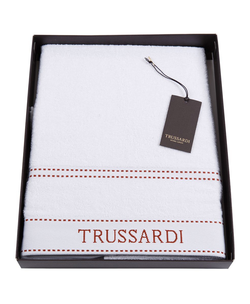 Набор полотенец 2 шт Trussardi Ribbon White Италия