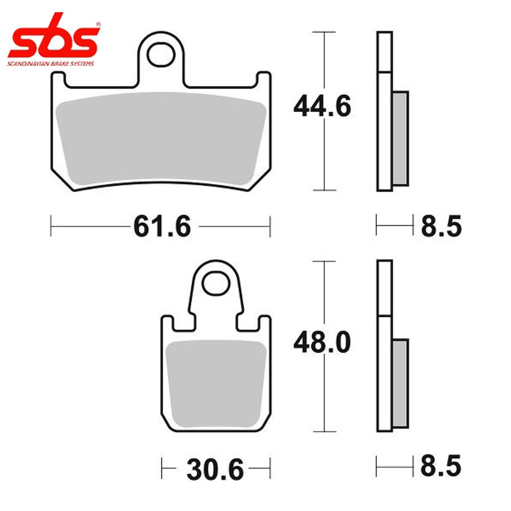 SBS 839SP тормозные колодки передние