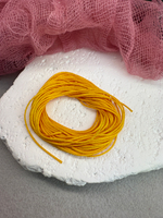 Шнур для плетения браслетов 0,6 мм, Подсолнух (5 м)