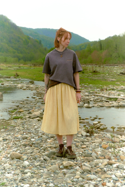 Футболка Called a Garment Stout T-Shirt "Brown Dyed"