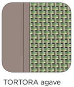 Шезлонг-лежак пластиковый Nardi Atlantico, тортора, агава