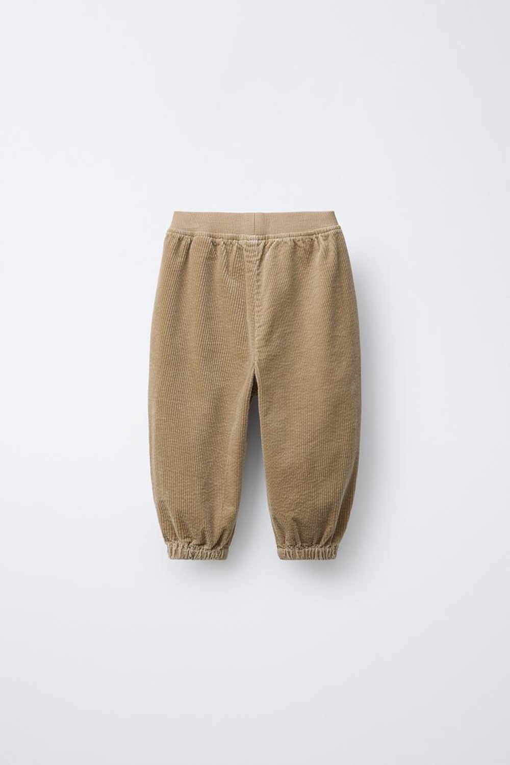 ZARA ВЕЛЬВЕТОВЫЕ ДЖОГГЕРЫ, ПЕСОЧНЫЙ