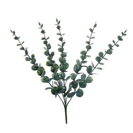 LADECOR Цветок искусственный эвкалипт, 40 см, пластик