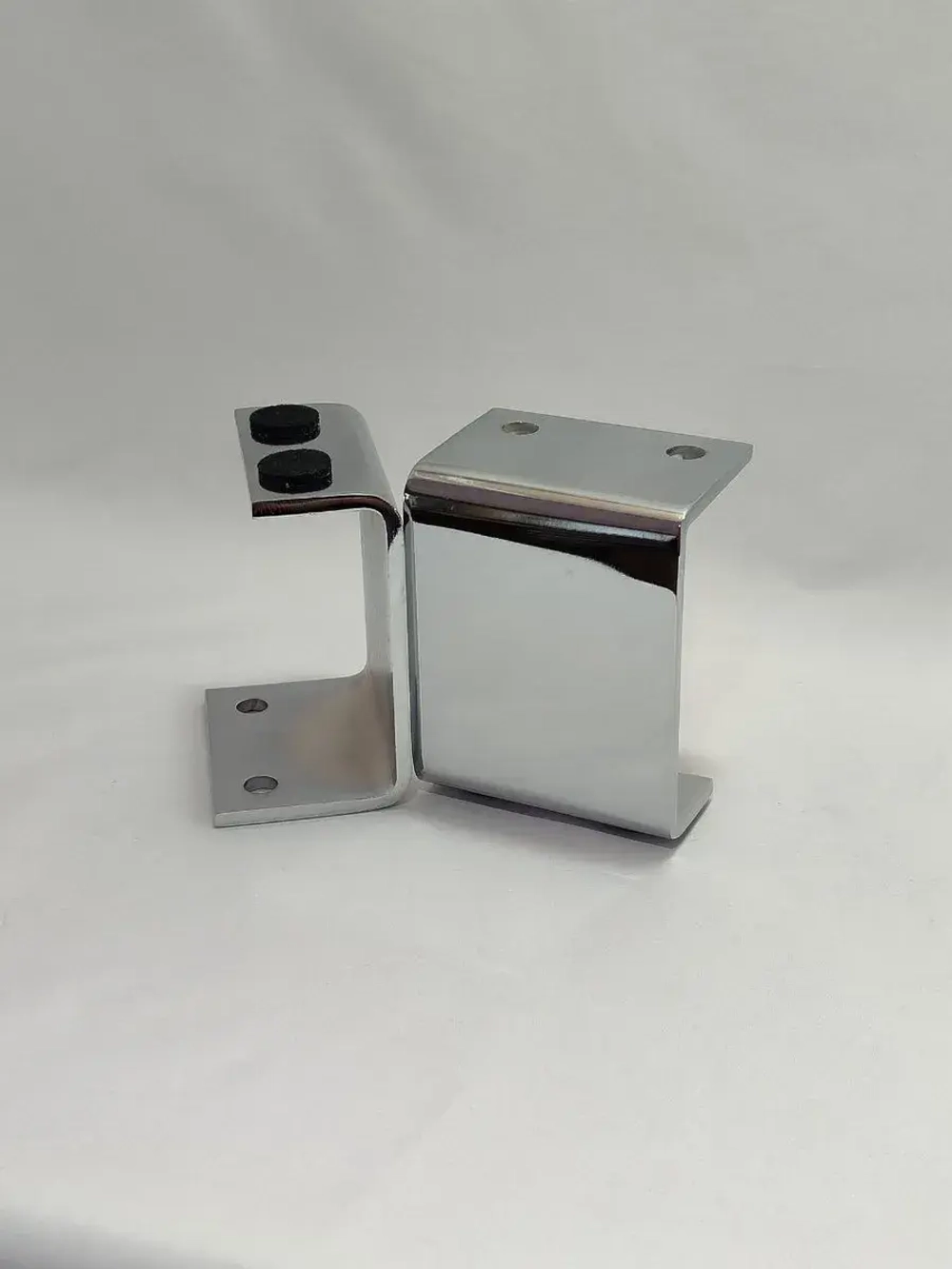 Комплект металлических ножек для мебели, цвет Серебро