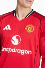 Футболка с длинными рукавами adidas Manchester United 25/26 Home Authentic - красный