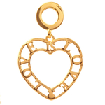 Шарм "is Love", gold