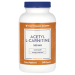 The Vitamin Shoppe, ацетил-L-карнитин, 500 мг, 240 капсул