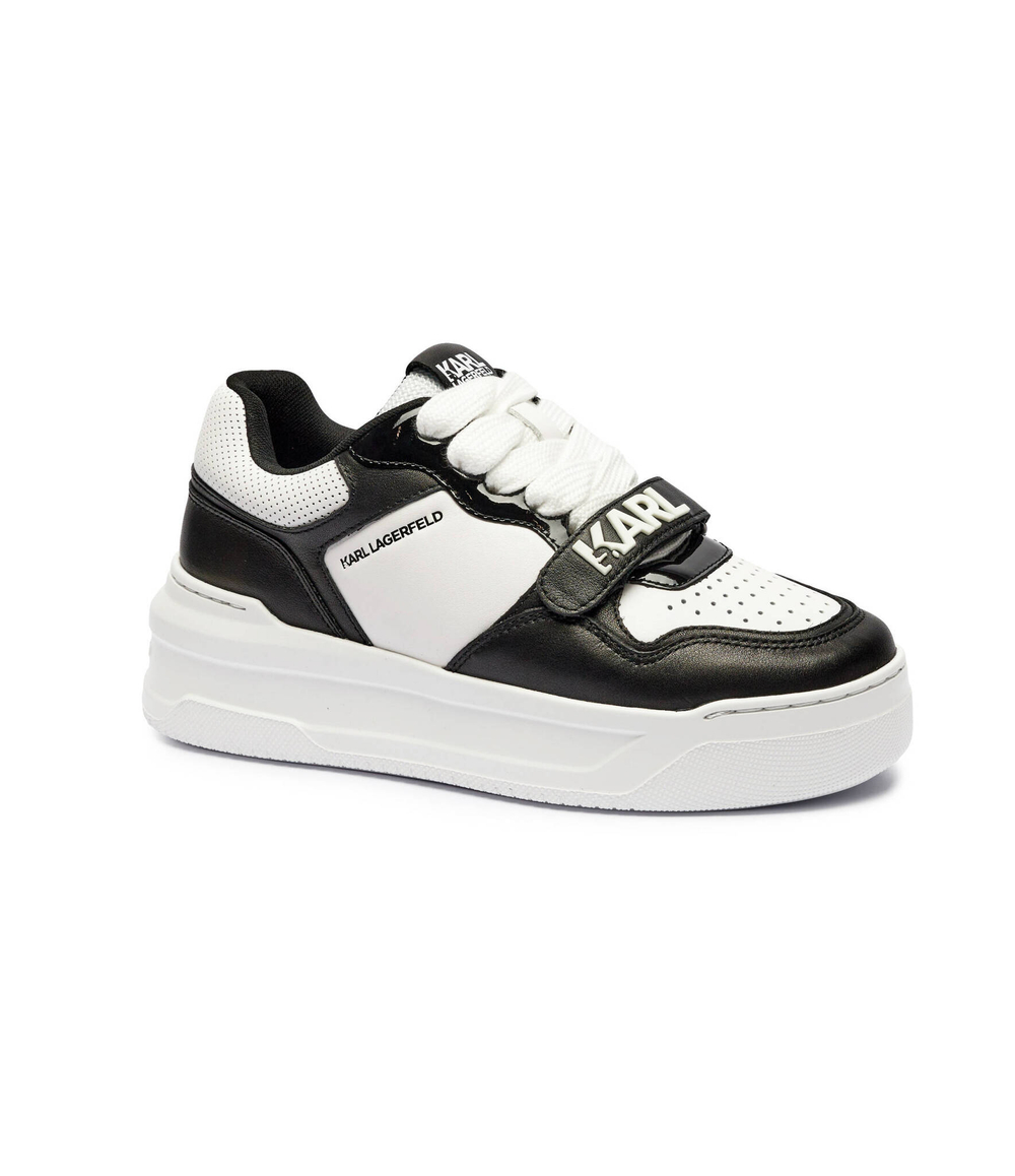 Кожаные кроссовки krew max Karl Lagerfeld - черный(KL63321)