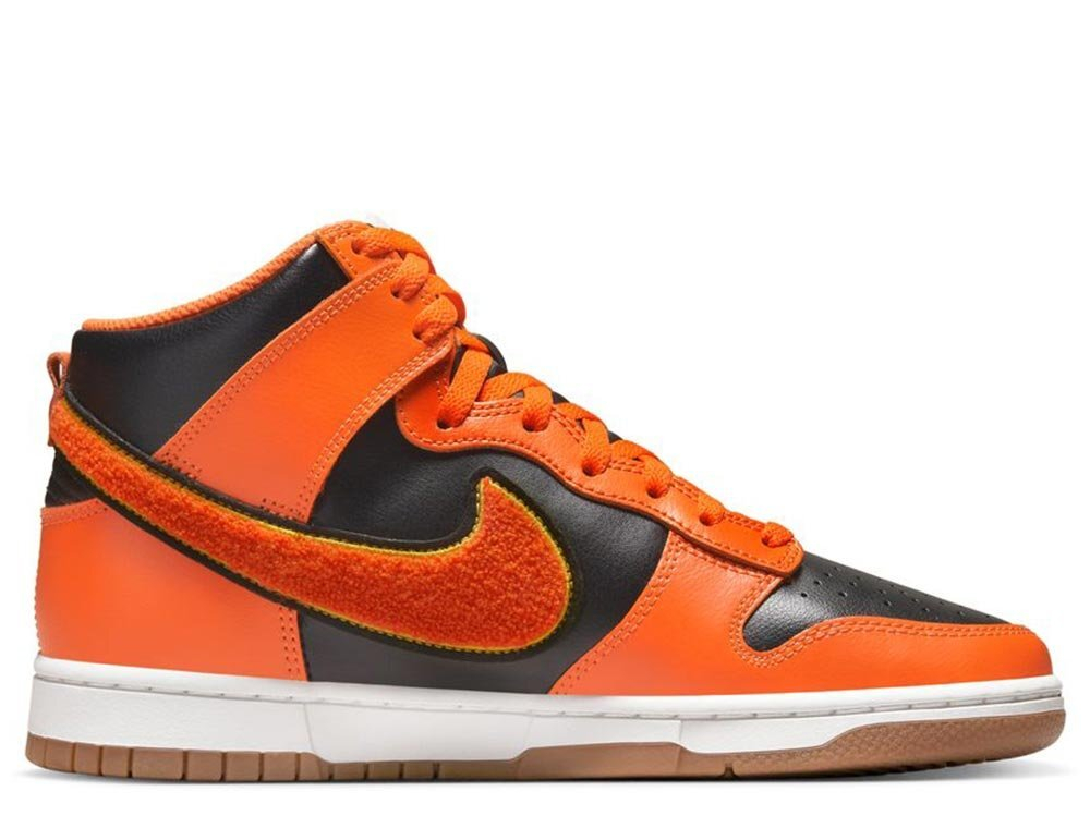 Баскетбольные кроссовки Nike Dunk High University "Chenille Swoosh" shoes