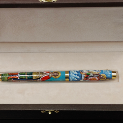 Ручка с ручной росписью Палех "Александр Невский"