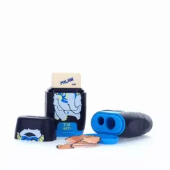 Pozan və qələmyonan \ Ластик-точилка  ERASER+SHARPENER COMPACT YETI