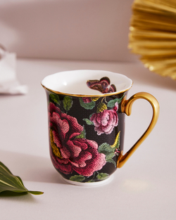 Spode Кружка Creatures of Curiosity 340 мл Black Floral