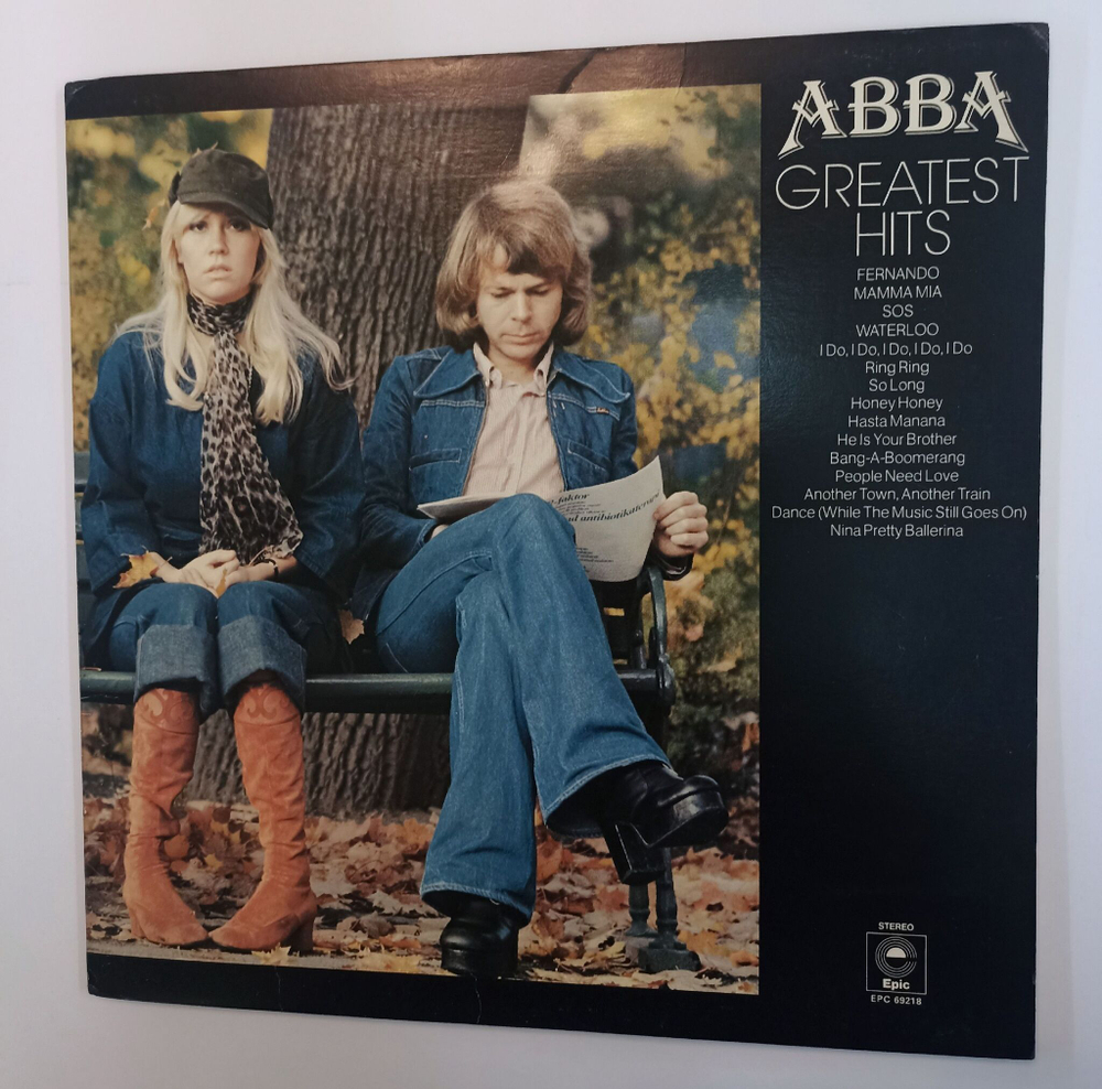 Винтажная виниловая пластинка LP ABBA Greatest Hits (UK 1976)