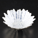 Блюдо 16см «Ледяной цветок» серебро