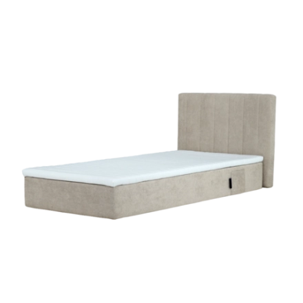 Бескаркасная кровать с матрасом BuySunny (велюр)