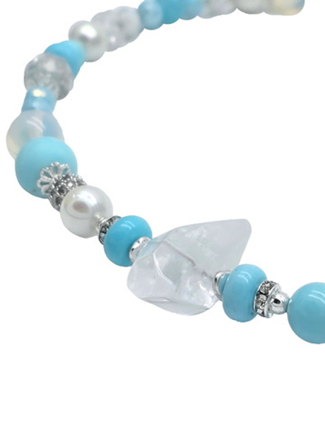 91002727 Колье Роман с камнем