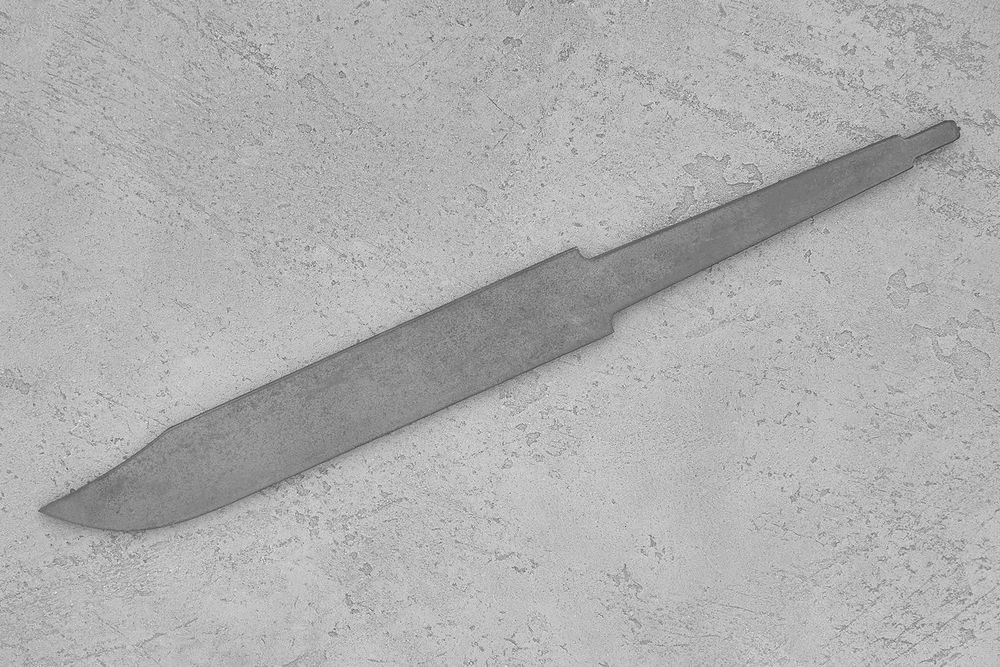 Заготовка для ножа, сталь JM390A 3,7мм. Модель "НР-40" с клинком 155мм, ТО 62-63HRC