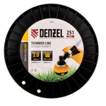 Леска для триммера квадрат, 2,0мм х 251м, на DIN катушке FLEX CORD Denzel