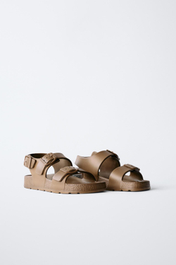 ZARA САНДАЛИИ, КОРИЧНЕВЫЙ