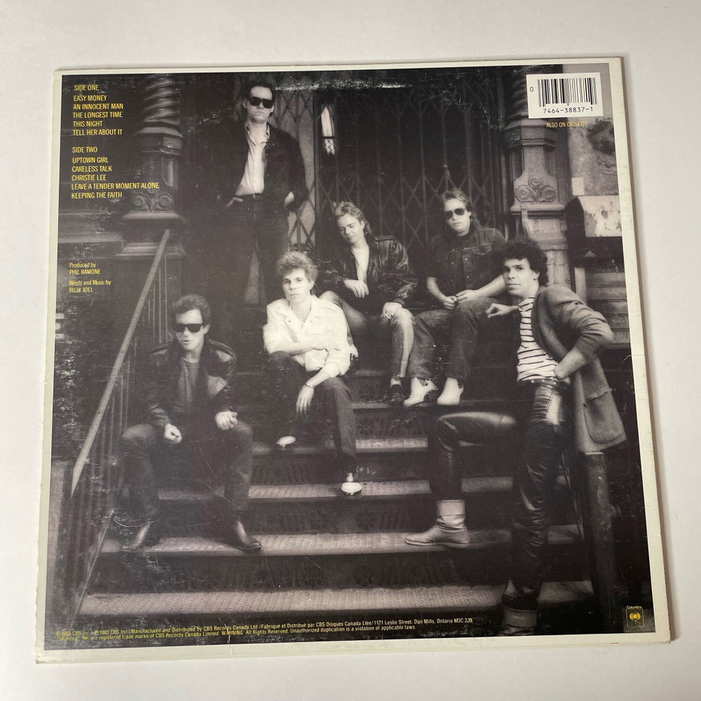 Винтажная виниловая пластинка LP Billy Joel An Innocent Man (Canada 1983)