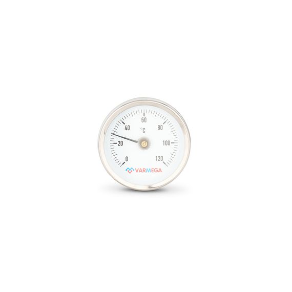 Термометр Varmega накладной 120 градусов 63мм с пружиной 39599