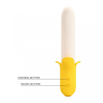 Вибратор с фрикцией Banana Geek, 19,5 см