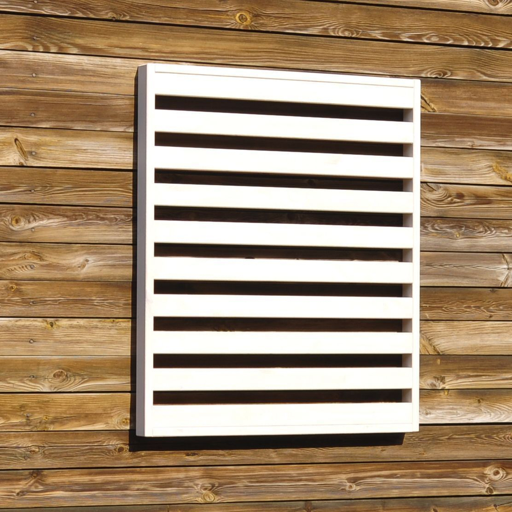 Панель для стен деревянная Эпларо 88х76 см, белая