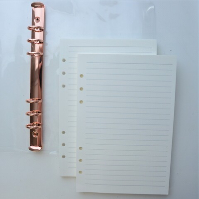 Сменный блок для блокнота, тетради на 6 колец, линия, 45 листов