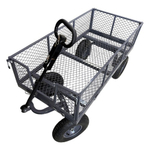 Тележка транспортировочная СОРОКИН 9.44 с бортами, четырехколесная 260 кг, 610х1220 мм