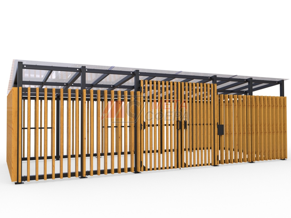 Площадка для сбора мусора Fence