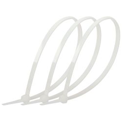 Кабельная стяжка ЭРА NO-225-324 (хомут) нейлоновая морозостойкая 3.6 х 300 мм белая (100 шт/уп) | Кабельные стяжки (хомуты)