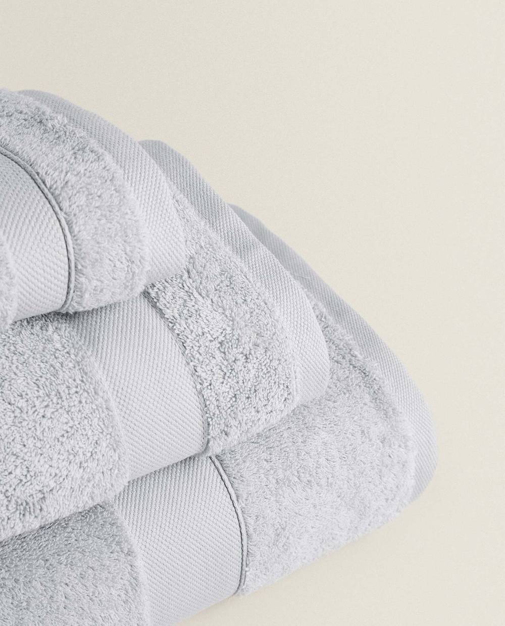 ZARA HOME ПОЛОТЕНЦЕ ИЗ ХЛОПКА ВЫСШЕГО КАЧЕСТВА, ПЕПЕЛЬНЫЙ