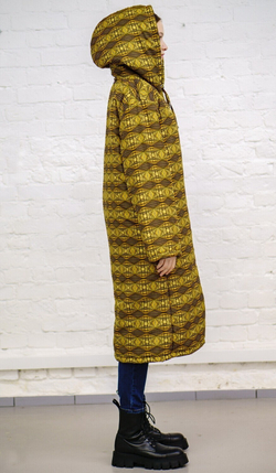 Двустороннее пальто-парка